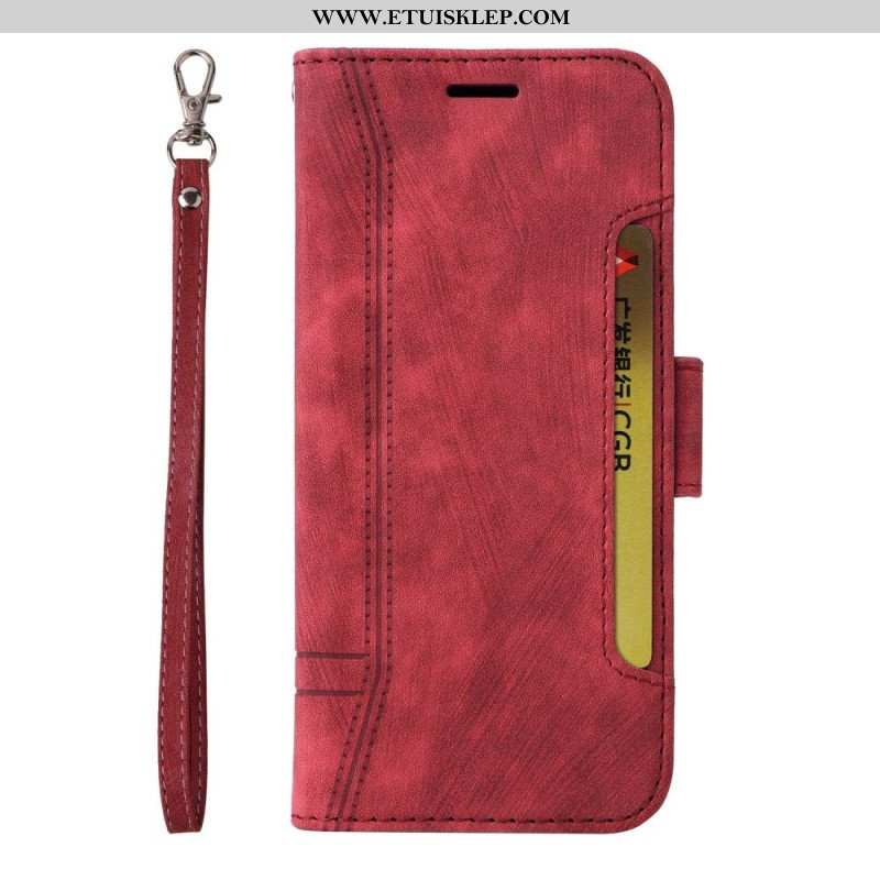 Etui Folio do Samsung Galaxy S23 5G Betopnice Przednie Etui Na Karty